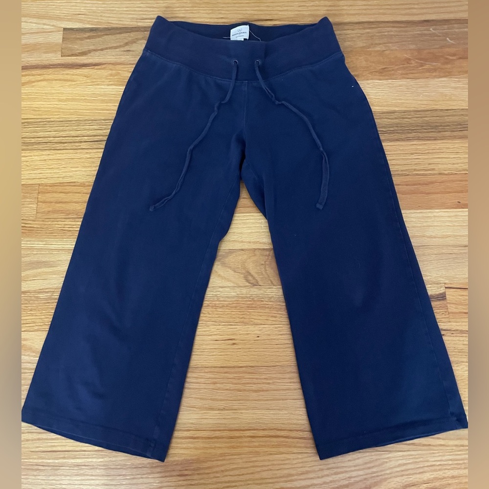 Navy blue knee cut pants from Banana Republic